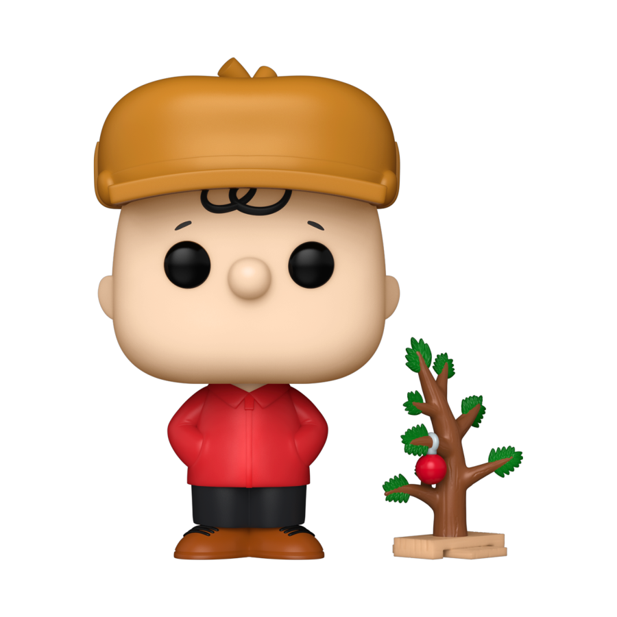 Peanuts - Charlie Brown with Tree (Holiday) Pop! Vinyl - Funko - Pop Vinyl - Image - Pop Weasel