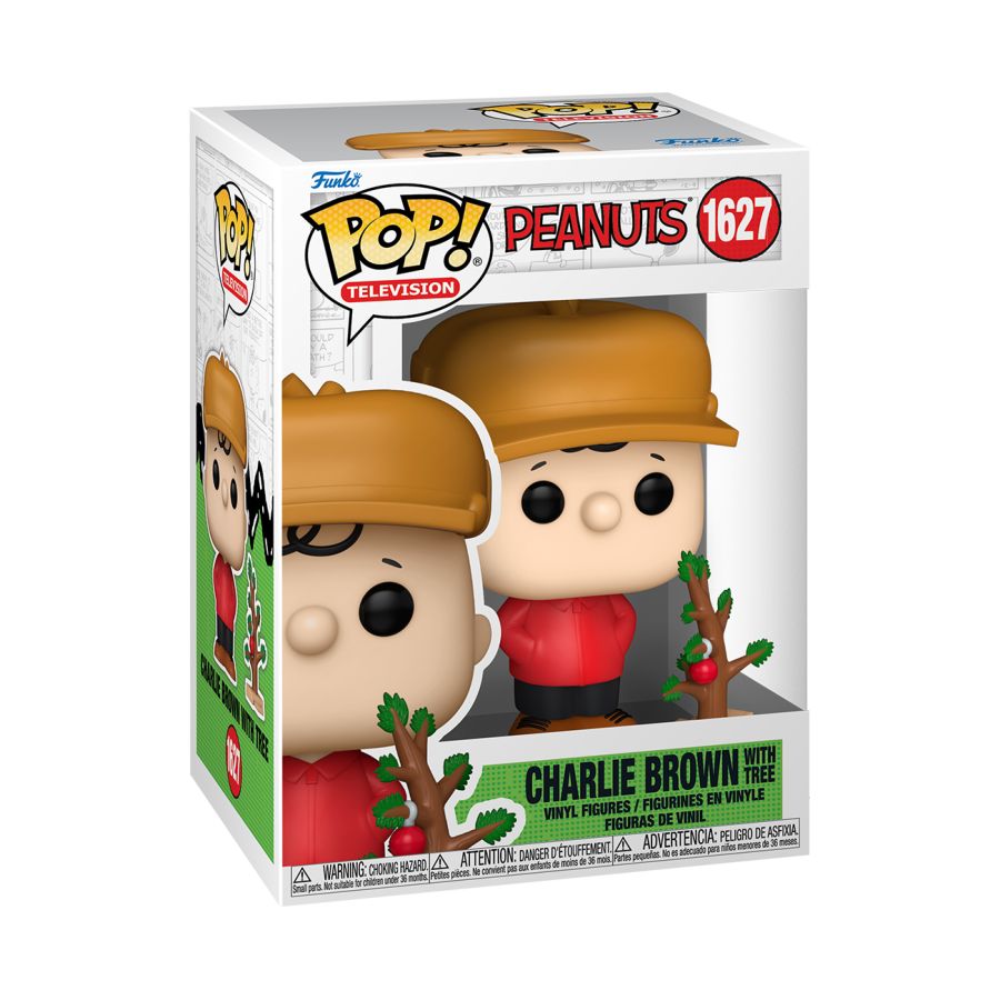 Image Pop Weasel - Image 2 of Peanuts - Charlie Brown with Tree (Holiday) Pop! Vinyl - Funko - Pop Vinyl - Image - Pop Weasel