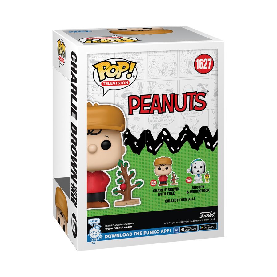 Image Pop Weasel - Image 3 of Peanuts - Charlie Brown with Tree (Holiday) Pop! Vinyl - Funko - Pop Vinyl - Image - Pop Weasel