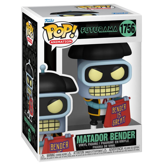 Image Pop Weasel - Image 2 of Futurama - Matador Bender Pop! Vinyl - Funko