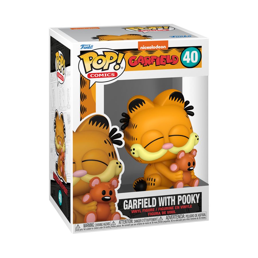 Pop Weasel - Image 2 of Garfield - Garfield with Pookie Pop! Vinyl - Funko - Pop Vinyl - Image - Pop Weasel