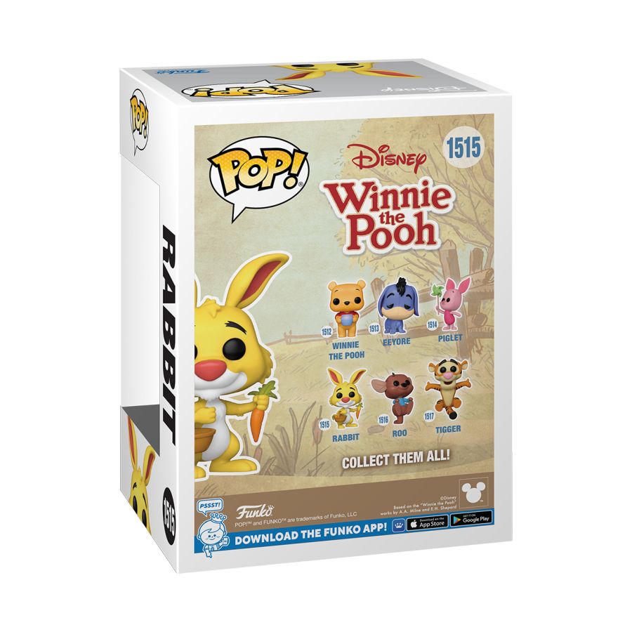 Image Pop Weasel - Image 3 of Winnie the Pooh - Rabbit Pop! Vinyl - Funko - Pop Vinyl - Image - Pop Weasel