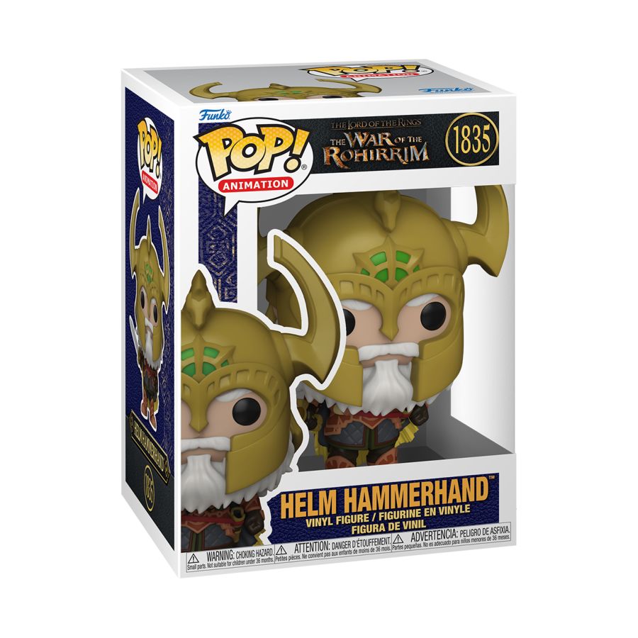 Image Pop Weasel - Image 2 of The Lord of the Rings: War of Rohirrim - Helm Hammerhand Pop! Vinyl - Funko - Pop Vinyl - Image - Pop Weasel