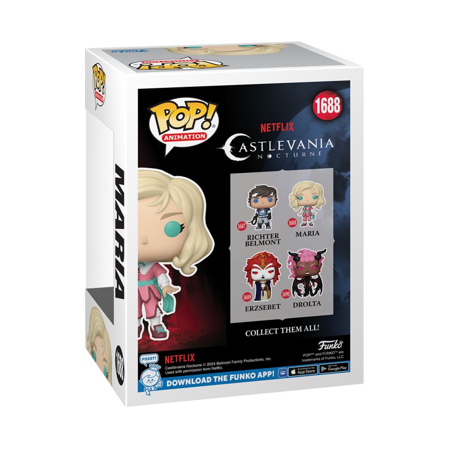 Image Pop Weasel - Image 3 of Castlevania: Nocturne - Maria Pop! Vinyl - Funko - Pop Vinyl - Image - Pop Weasel