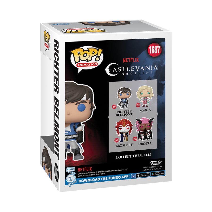 Image Pop Weasel - Image 3 of Castlevania: Nocturne - Richter Belmont Pop! Vinyl - Funko - Pop Vinyl - Image - Pop Weasel