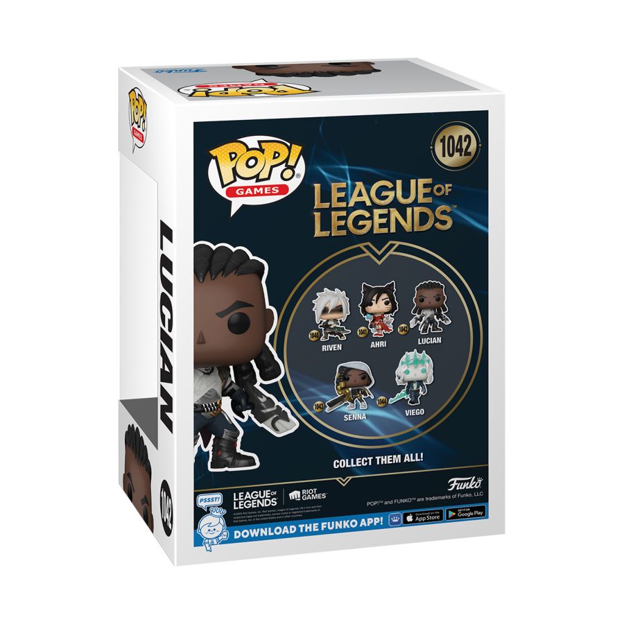 Image Pop Weasel - Image 3 of League of Legends - Lucian Pop! Vinyl - Funko - Pop Vinyl - Image - Pop Weasel