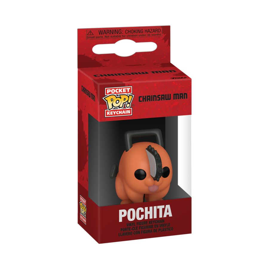 Image Pop Weasel - Image 2 of Chainsaw Man - Pochita Pop! Keychain - Funko - Pop Vinyl - Image - Pop Weasel