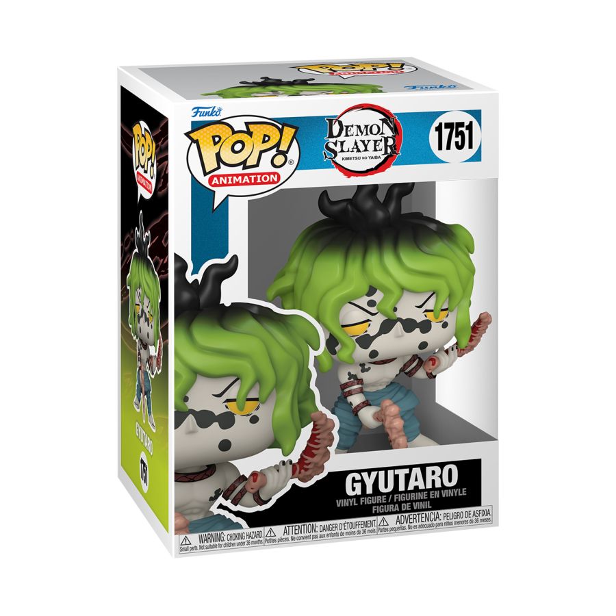 Image Pop Weasel - Image 2 of Demon Slayer - Gyutaro Pop! Vinyl - Funko - Pop Vinyl - Image - Pop Weasel