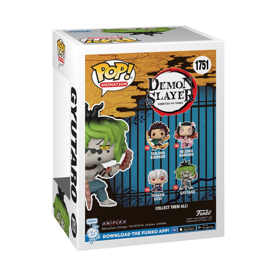 Image Pop Weasel - Image 3 of Demon Slayer - Gyutaro Pop! Vinyl - Funko - Pop Vinyl - Image - Pop Weasel