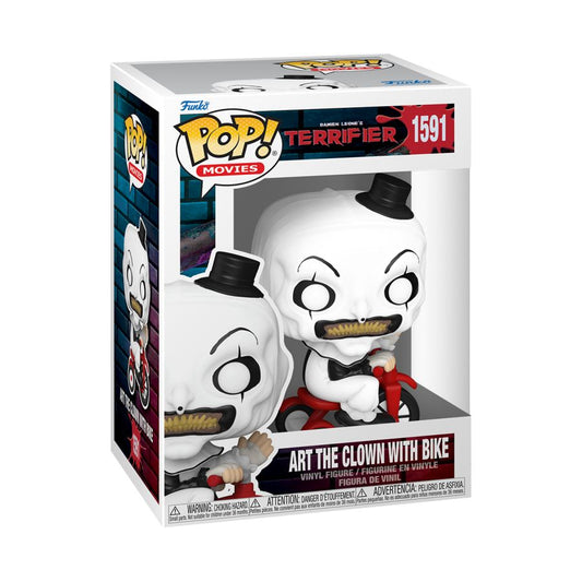 Image Pop Weasel - Image 2 of Terrifier - Art the Clown with bike Pop! Vinyl - Funko