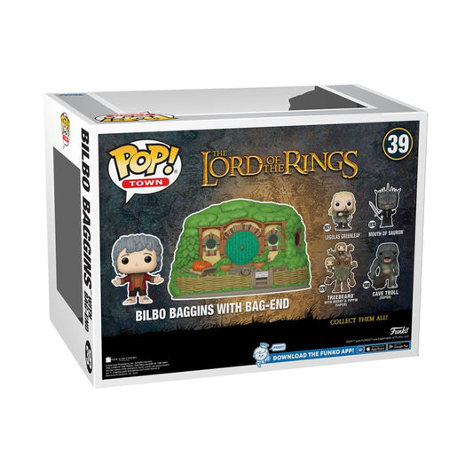 Image Pop Weasel - Image 3 of The Lord of the Rings - Bilbo Baggins with Bag-End Pop! Town - Funko