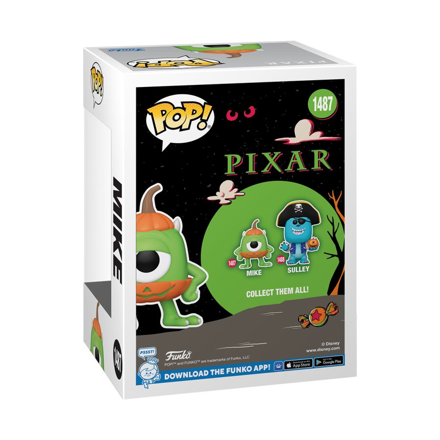 Image Pop Weasel - Image 3 of Pixar: Halloween - Mike Pop! Vinyl - Funko - Pop Vinyl - Image - Pop Weasel