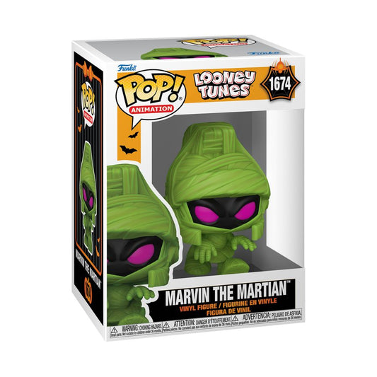 Image Pop Weasel - Image 2 of Looney Tunes: Halloween - Marvin the Martian (Mummy) Pop! Vinyl - Funko