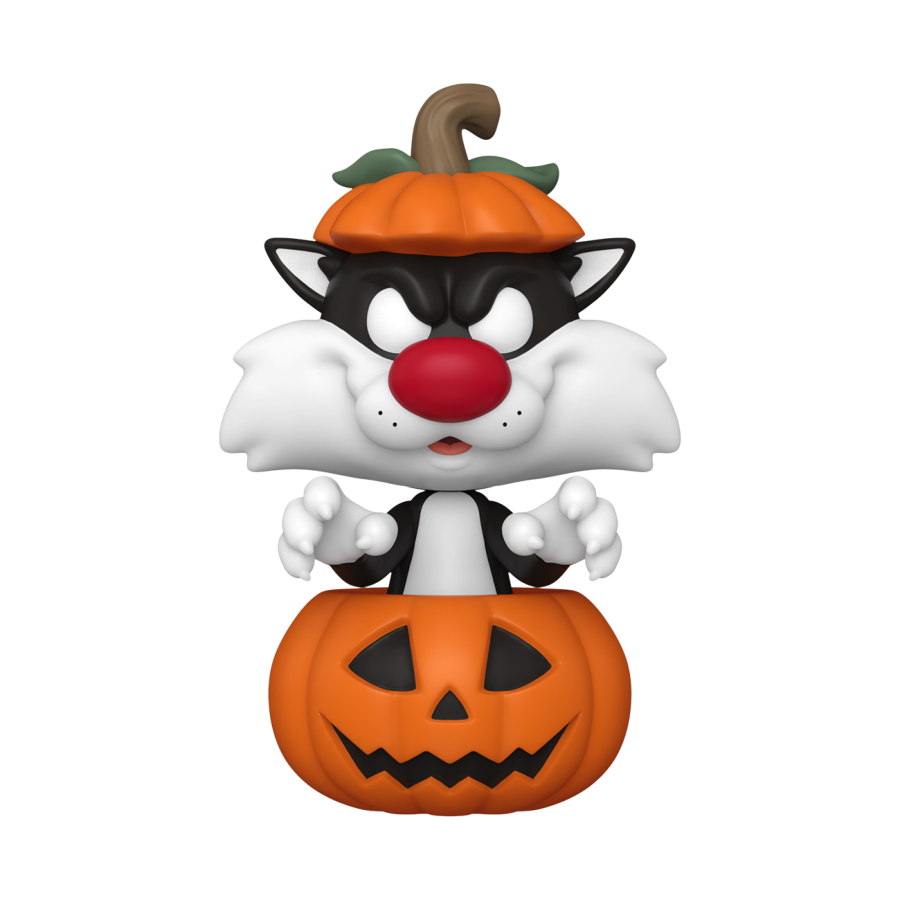 Looney Tunes: Halloween -Sylvester in Pumpkin Pop! Vinyl - Funko - Pop Vinyl - Image - Pop Weasel