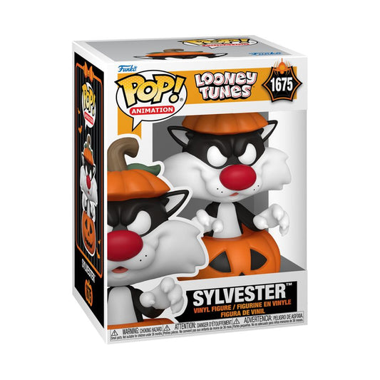 Image Pop Weasel - Image 2 of Looney Tunes: Halloween -Sylvester in Pumpkin Pop! Vinyl - Funko