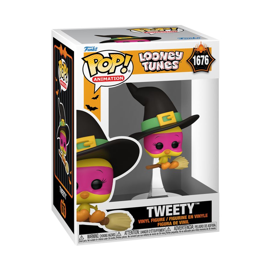 Image Pop Weasel - Image 2 of Looney Tunes: Halloween - Tweety (Witch) Pop! Vinyl - Funko - Pop Vinyl - Image - Pop Weasel