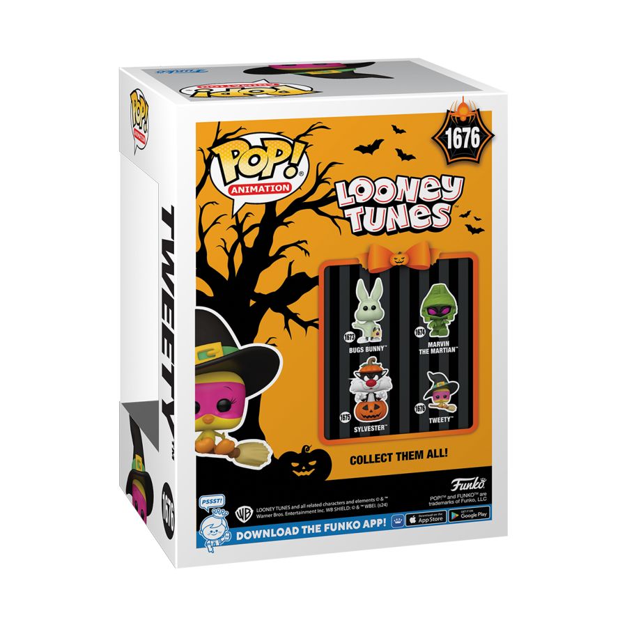 Image Pop Weasel - Image 3 of Looney Tunes: Halloween - Tweety (Witch) Pop! Vinyl - Funko - Pop Vinyl - Image - Pop Weasel