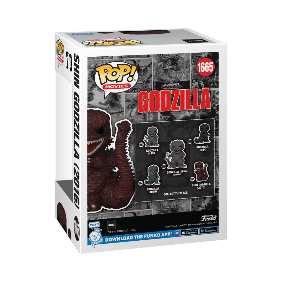 Image Pop Weasel - Image 3 of Godzilla: 70th Anniversary - Godzilla (2016) Pop! Vinyl - Funko - Pop Vinyl - Image - Pop Weasel