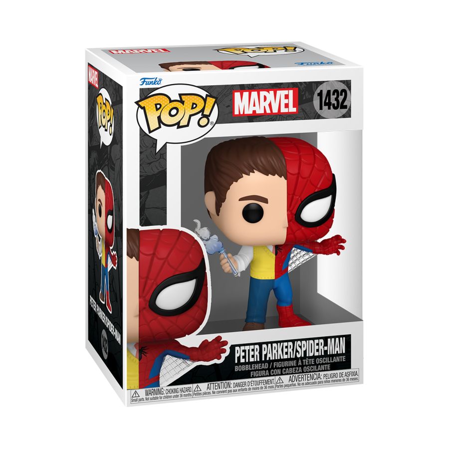 Image Pop Weasel - Image 2 of Marvel Comics - Spider-Man/Peter Parker Split Pop! Vinyl - Funko - Pop Vinyl - Image - Pop Weasel