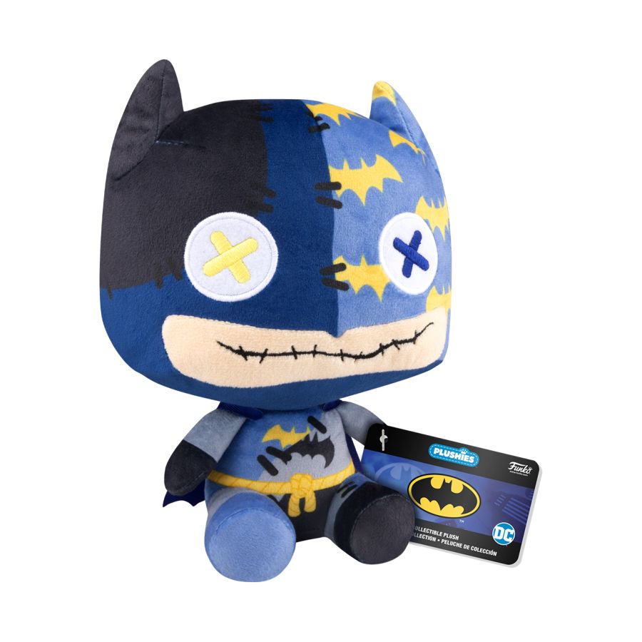 Image Pop Weasel - Image 2 of DC Comics - Patchwork Batman 7\" Plush - Funko - Plush - Image - Pop Weasel