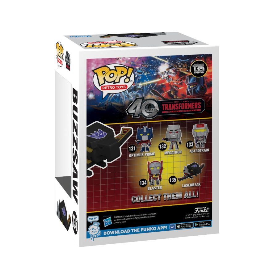 Image Pop Weasel - Image 7 of Transformers: G1 - Laserbeak (with chase) Pop! Vinyl - Funko - Pop Vinyl - Image - Pop Weasel