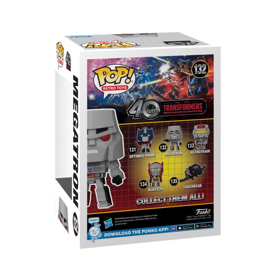 Image Pop Weasel - Image 3 of Transformers: G1 - Megatron Pop! Vinyl - Funko - Pop Vinyl - Image - Pop Weasel