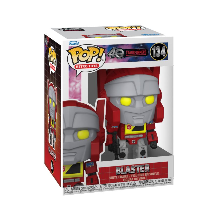 Image Pop Weasel - Image 2 of Transformers: G1 - Blaster Pop! Vinyl - Funko - Pop Vinyl - Image - Pop Weasel