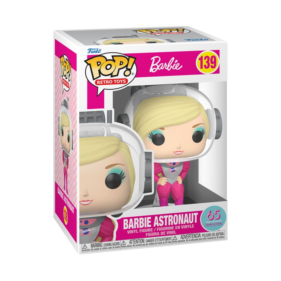 Image Pop Weasel - Image 2 of Barbie: 65th Anniversary - Barbie Astronaut Pop! Vinyl - Funko - Pop Vinyl - Image - Pop Weasel