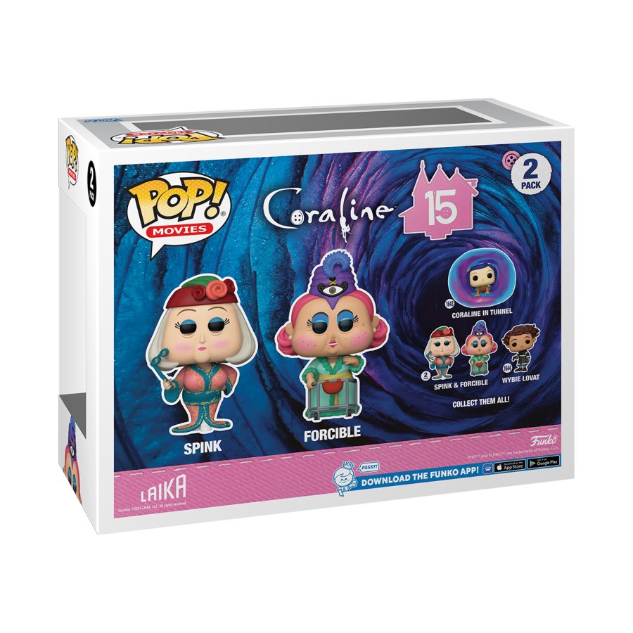 Image Pop Weasel - Image 4 of Coraline: 15th Anniversary - Spink & Forcible Pop! Vinyl 2-Pack - Funko - Pop Vinyl - Image - Pop Weasel