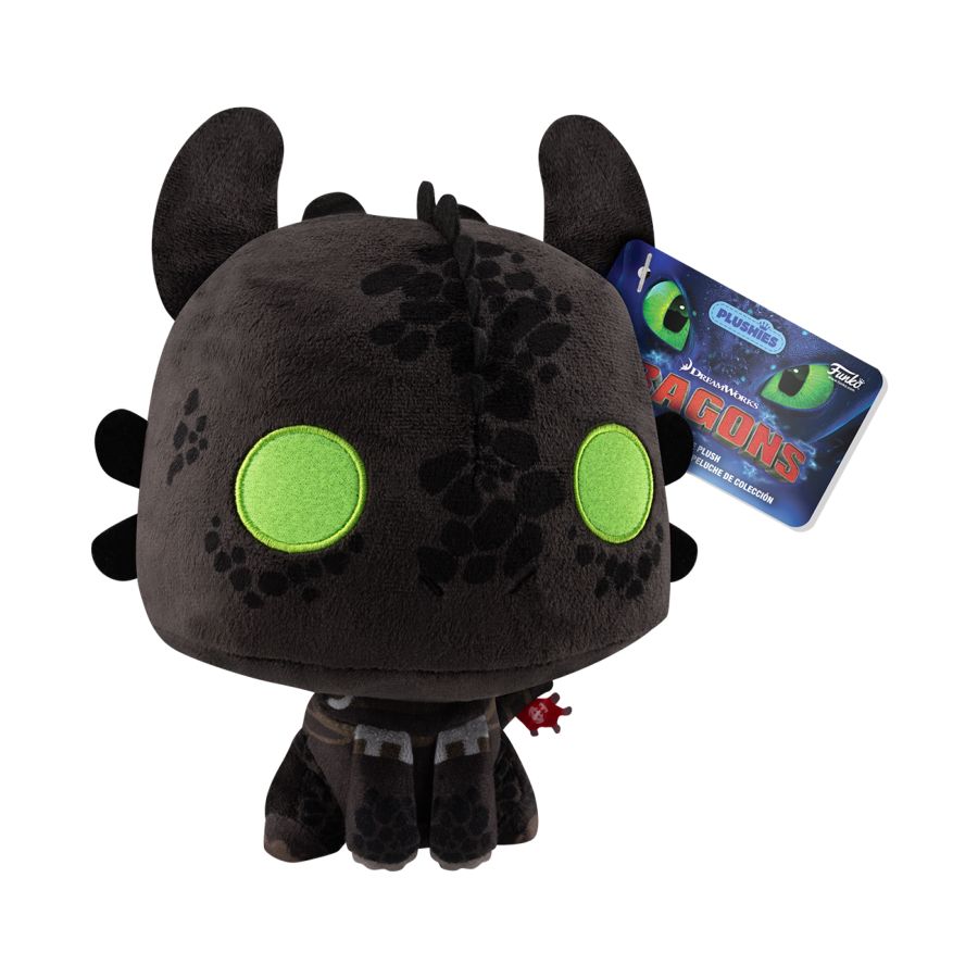 Image Pop Weasel - Image 2 of How to Train Your Dragon - Toothless 7\" Pop! Plush - Funko - Pop Vinyl - Image - Pop Weasel