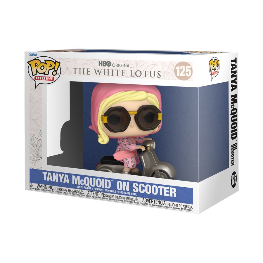 Image Pop Weasel - Image 2 of White Lotus - Tanya McQuoid on Scooter Pop! Ride - Funko - Pop Vinyl - Image - Pop Weasel