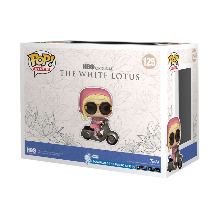 Image Pop Weasel - Image 3 of White Lotus - Tanya McQuoid on Scooter Pop! Ride - Funko - Pop Vinyl - Image - Pop Weasel