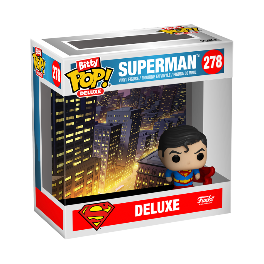 DC - Superman Bitty Pop! Deluxe - Funko - Pop Vinyl - Image - Pop Weasel