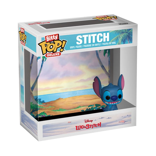 Image Pop Weasel - Image 2 of Lilo & Stitch - Stitch (Beach) Bitty Pop! Deluxe - Funko