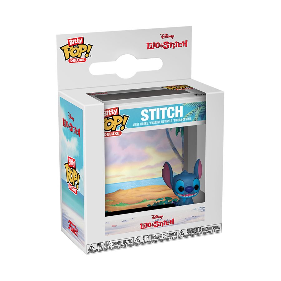 Image Pop Weasel - Image 3 of Lilo & Stitch - Stitch (Beach) Bitty Pop! Deluxe - Funko - Pop Vinyl - Image - Pop Weasel