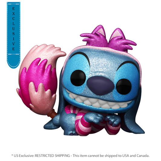 Pop Weasel Image of Disney - Stitch in Cheshire Cat Costume US Exclusive Glitter Pop! Vinyl [RS] - Funko