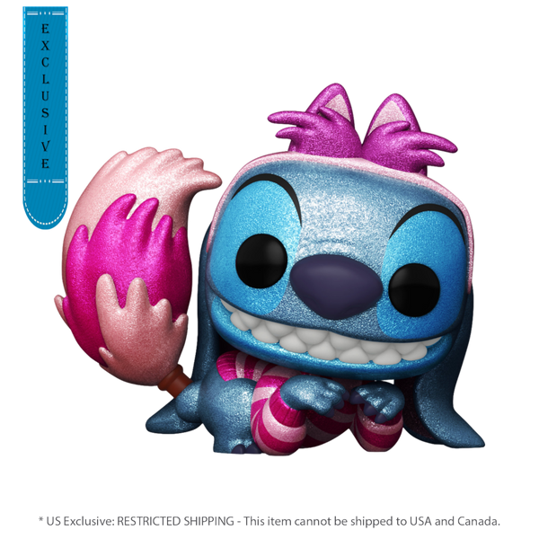 Pop Weasel Image of Disney - Stitch in Cheshire Cat Costume US Exclusive Glitter Pop! Vinyl [RS] - Funko