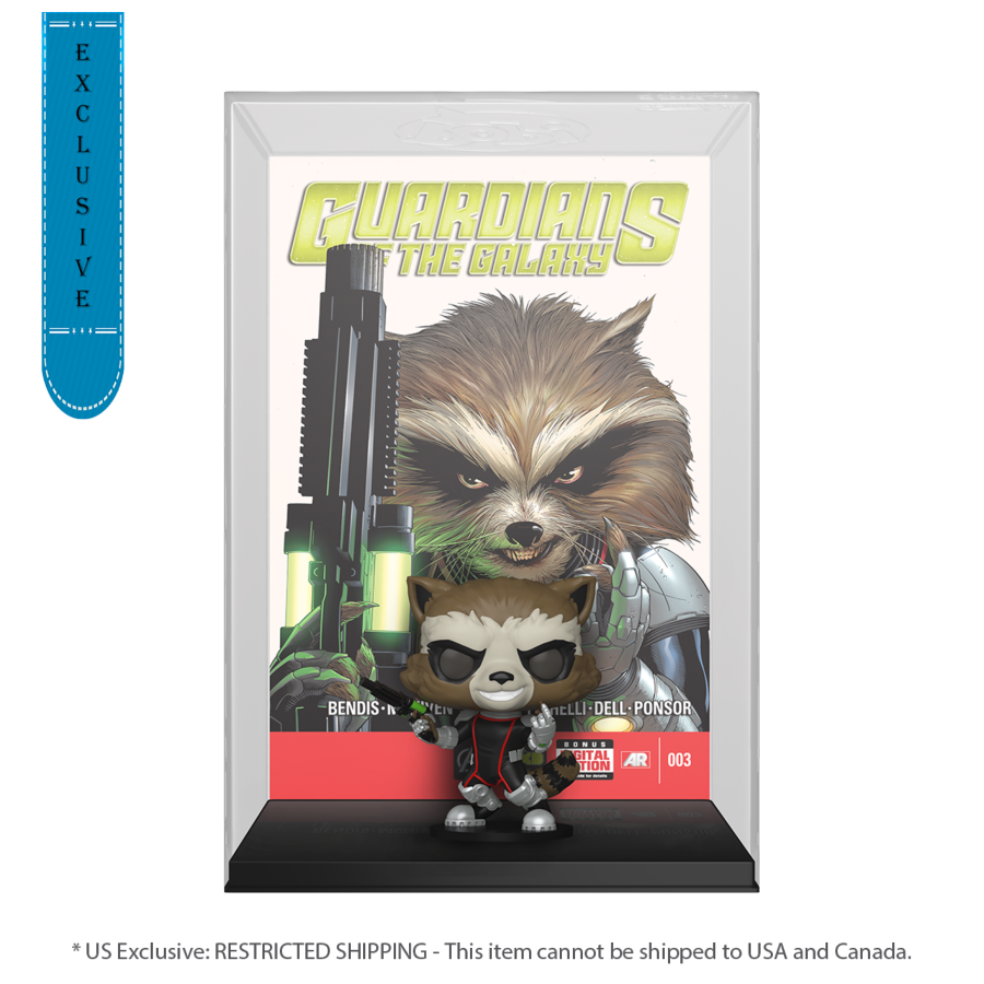 Guardians of the Galaxy - Rocket Raccoon US Exclusive Pop! Comic Cover [RS] - Funko - Pop Vinyl - Image - Pop Weasel