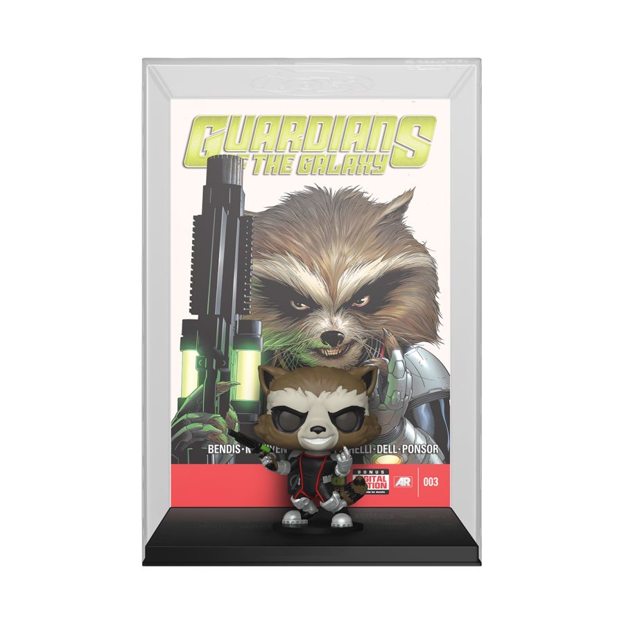 Image Pop Weasel - Image 2 of Guardians of the Galaxy - Rocket Raccoon US Exclusive Pop! Comic Cover [RS] - Funko - Pop Vinyl - Image - Pop Weasel