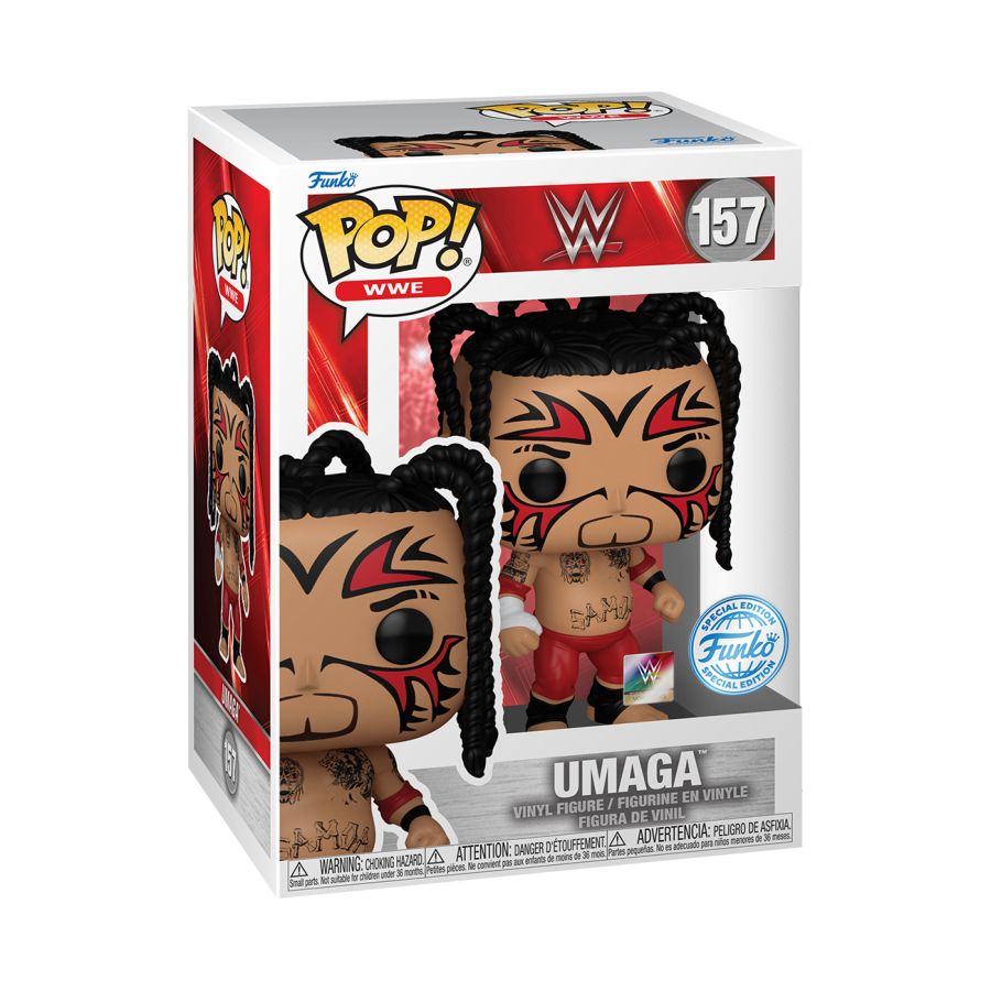 Image Pop Weasel - Image 3 of WWE - Umaga US Exclusive Pop! Vinyl [RS] - Funko - Pop Vinyl - Image - Pop Weasel