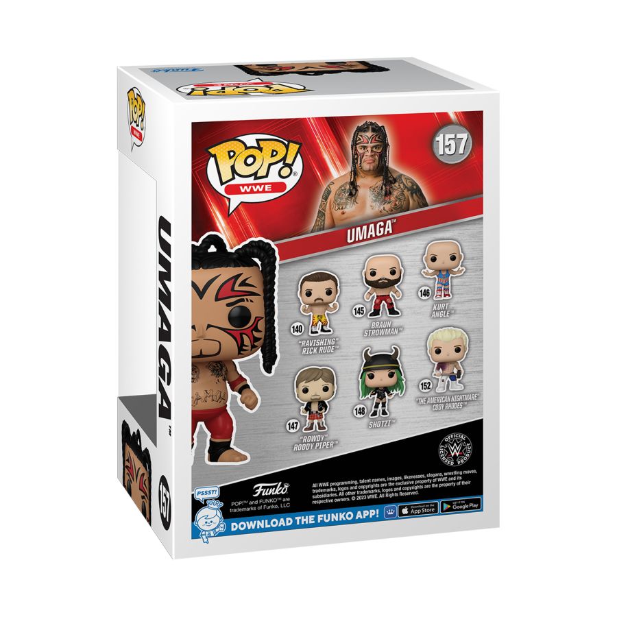 Image Pop Weasel - Image 4 of WWE - Umaga US Exclusive Pop! Vinyl [RS] - Funko - Pop Vinyl - Image - Pop Weasel