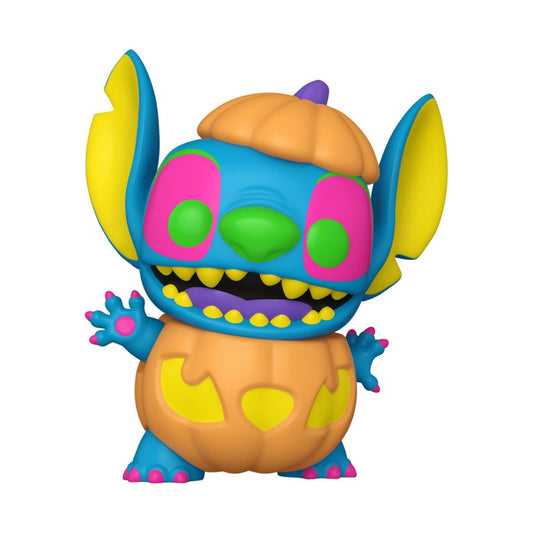 Image Pop Weasel - Image 2 of Lilo & Stitch - Pumpkin Stitch US Exclusive Blacklight Pop! Vinyl [RS] - Funko