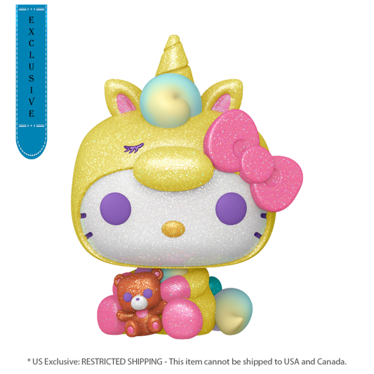 Hello Kitty - Hello Kitty Unicorn US Exclusive Diamond Glitter Pop! Vinyl [RS] - Funko