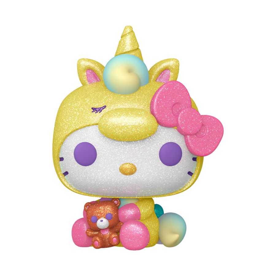 Image Pop Weasel - Image 2 of Hello Kitty - Hello Kitty Unicorn US Exclusive Diamond Glitter Pop! Vinyl [RS] - Funko - Pop Vinyl - Image - Pop Weasel