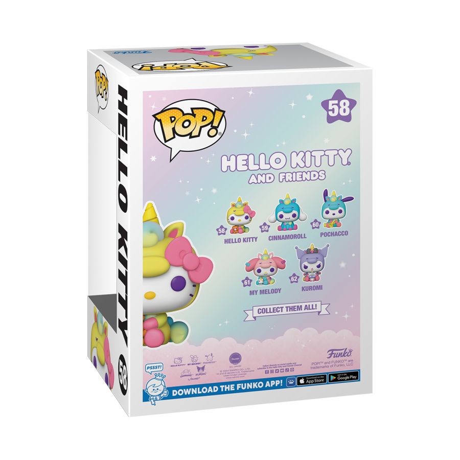 Image Pop Weasel - Image 4 of Hello Kitty - Hello Kitty Unicorn US Exclusive Diamond Glitter Pop! Vinyl [RS] - Funko - Pop Vinyl - Image - Pop Weasel