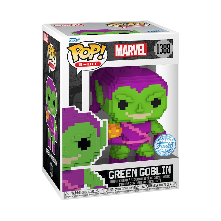 Image Pop Weasel - Image 3 of Spider-Man - Green Goblin 8-Bit US Exclusive Pop! Vinyl [RS] - Funko - Pop Vinyl - Image - Pop Weasel