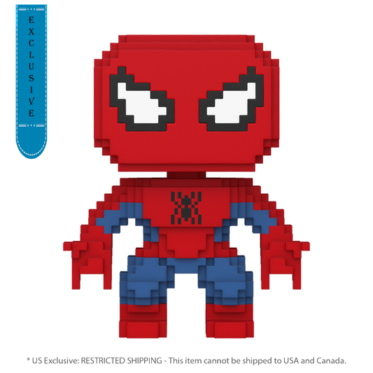 Spider-Man - Spider-Man 8-Bit US Exclusive Pop! Vinyl [RS] - Funko