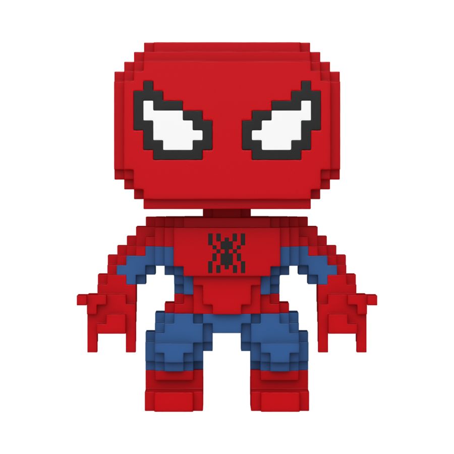 Image Pop Weasel - Image 2 of Spider-Man - Spider-Man 8-Bit US Exclusive Pop! Vinyl [RS] - Funko - Pop Vinyl - Image - Pop Weasel