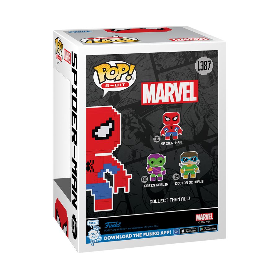 Image Pop Weasel - Image 4 of Spider-Man - Spider-Man 8-Bit US Exclusive Pop! Vinyl [RS] - Funko - Pop Vinyl - Image - Pop Weasel