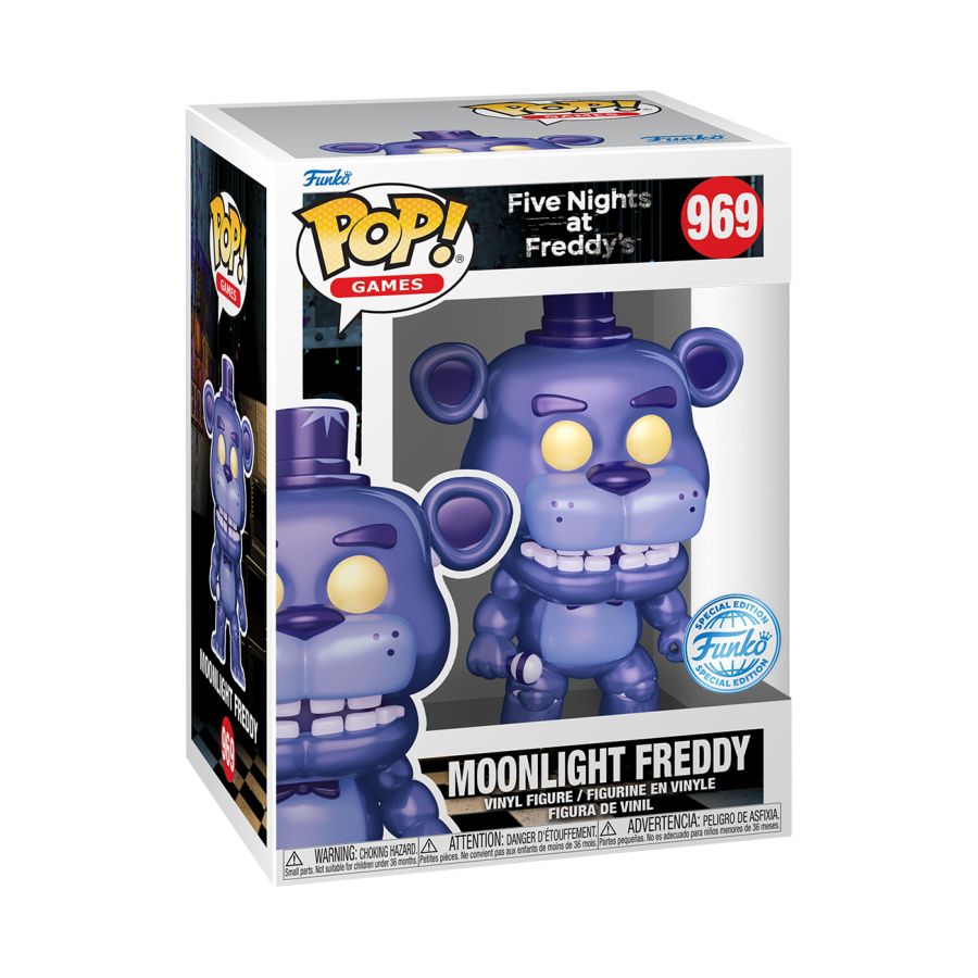 Pop Weasel - Image 3 of Five Nights at Freddy's - Moonlight Freddy US Exclusive Pop! Vinyl [RS] - Funko - Pop Vinyl - Image - Pop Weasel